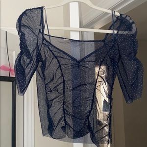 Zara Polka Dot Blouse